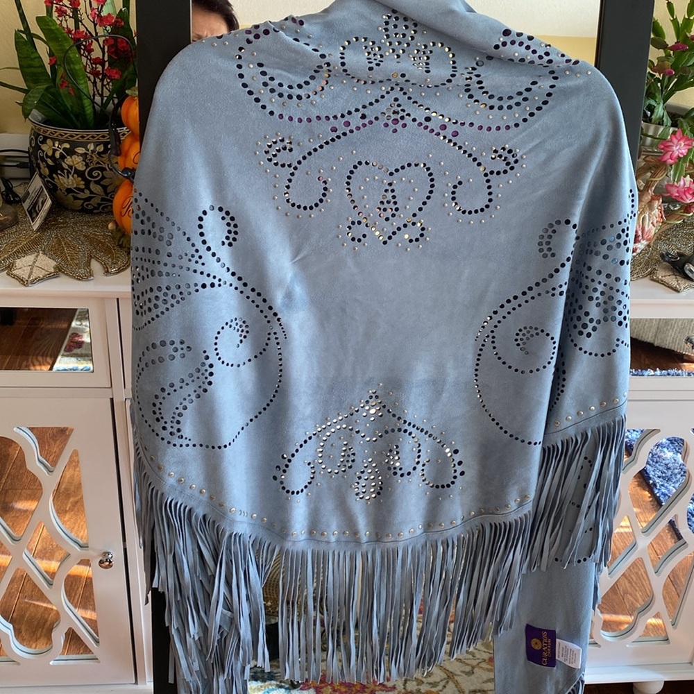 Curation Caravan Studed Tassels Wrap - image 4